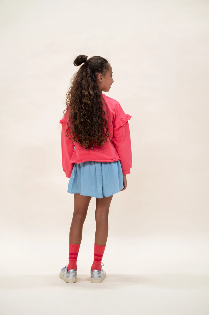 Petit Blush - June ruffle sweater