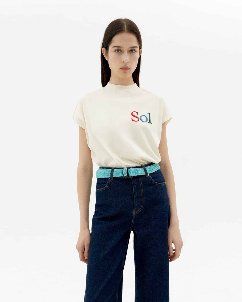 Thinking MU - Sol type white volta t-shirt