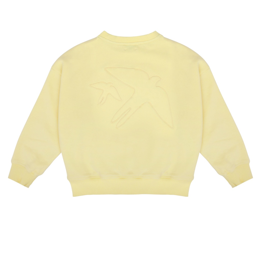 Jenest - Lucky bird sweater in sunny yellow