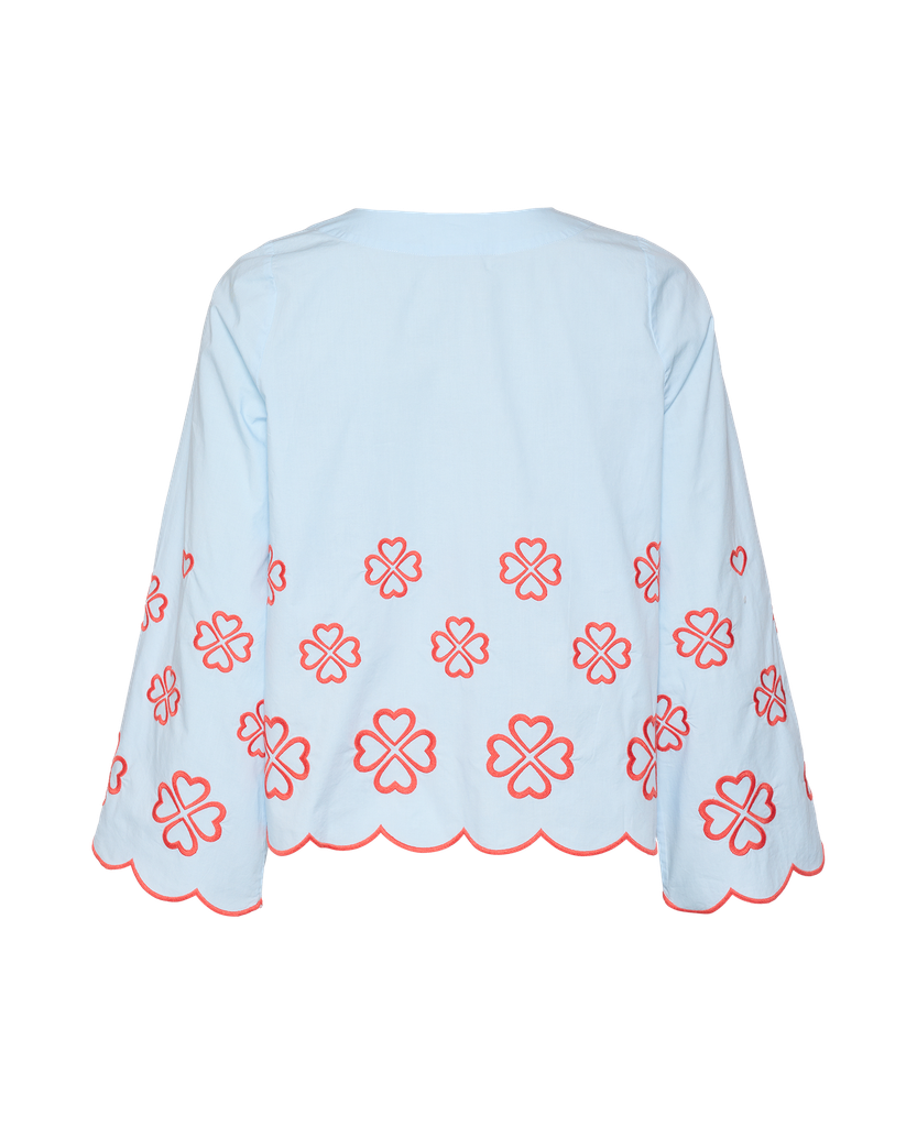Jaden Shirt Crystal Blue - Organic Cotton 4.webp