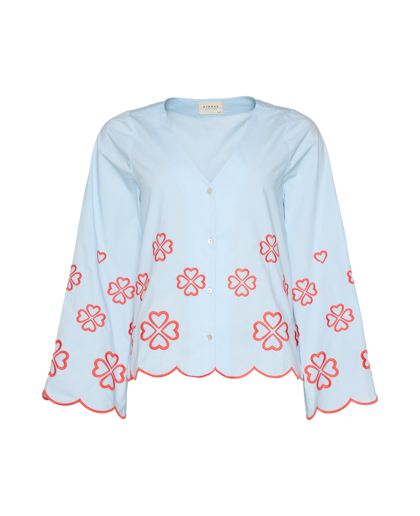 Jaden Shirt Crystal Blue - Organic Cotton 3.webp