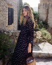 Bolette Dress Black Dots - Organic Cotton 2.webp