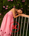 Geenie Strap Dress Geranium Pink - Organic Cotton 3.webp