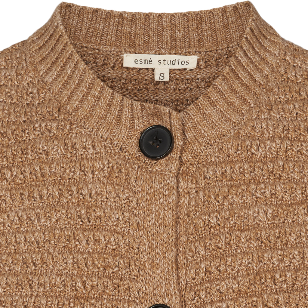 ES125-306 - ESSaga Knit Vest GOTS - 272 Incense Mélange - Extra 1.webp