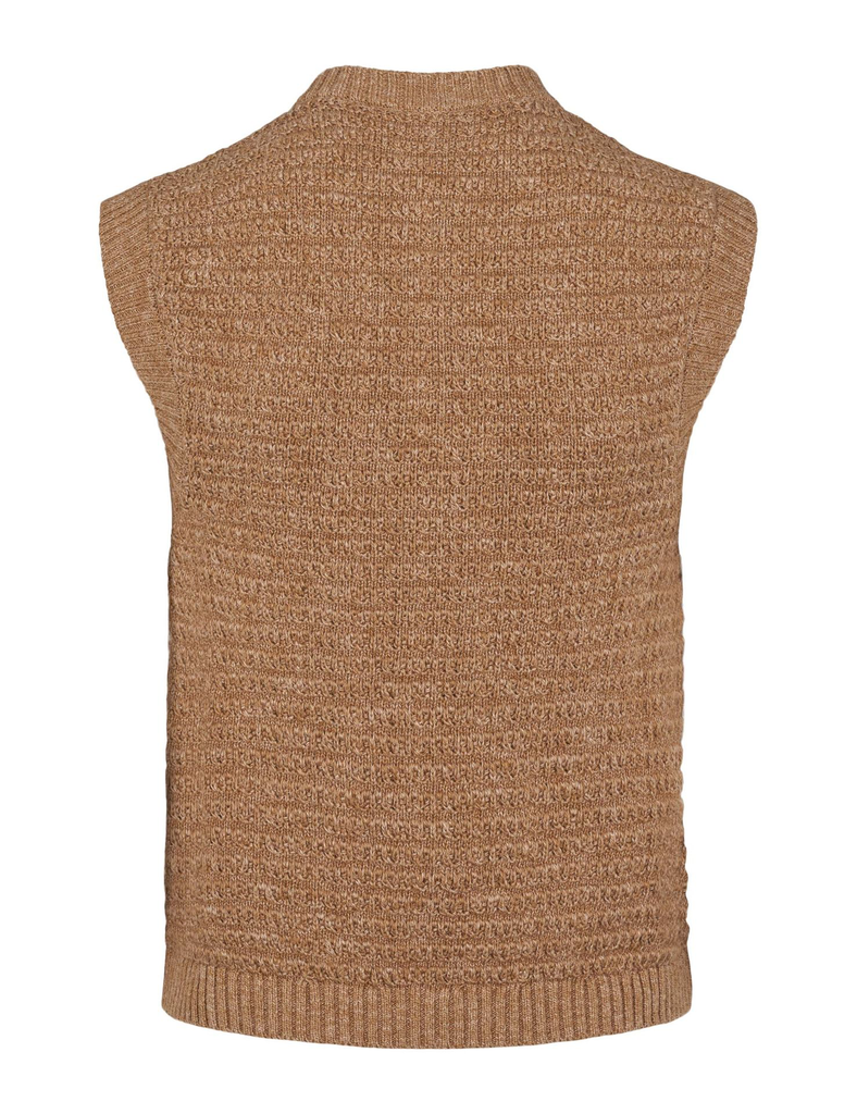 ES125-306 - ESSaga Knit Vest GOTS - 272 Incense Mélange - Extra 2.webp
