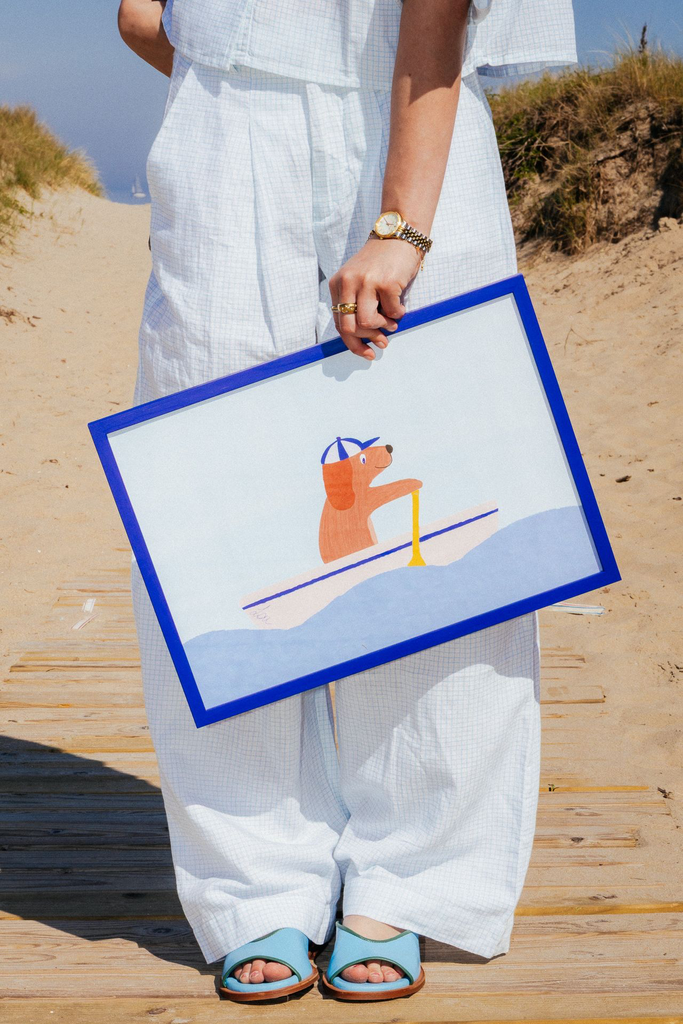 Atelier Lou - Poster Roeier - 1 - Babette Oostduinkerke