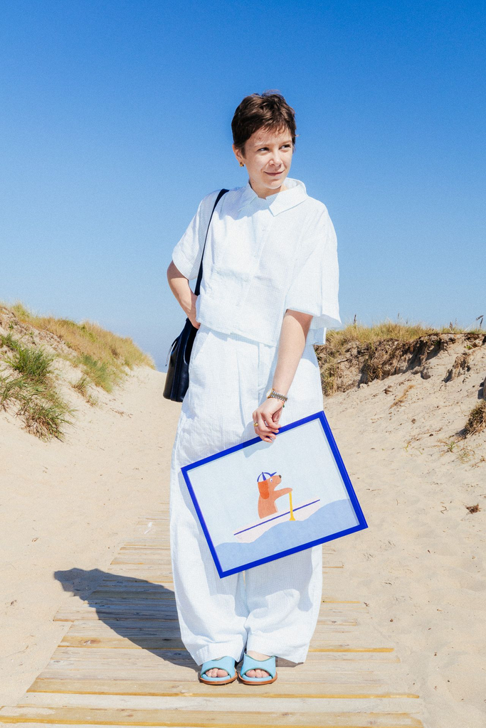 Atelier Lou - Poster Roeier - 2 - Babette Oostduinkerke