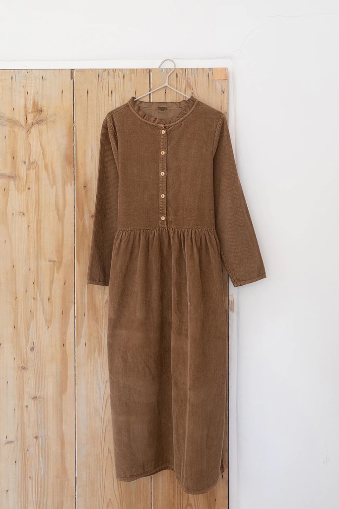 Studio Boheme - Vermont women's corduroy dress - Cocoa