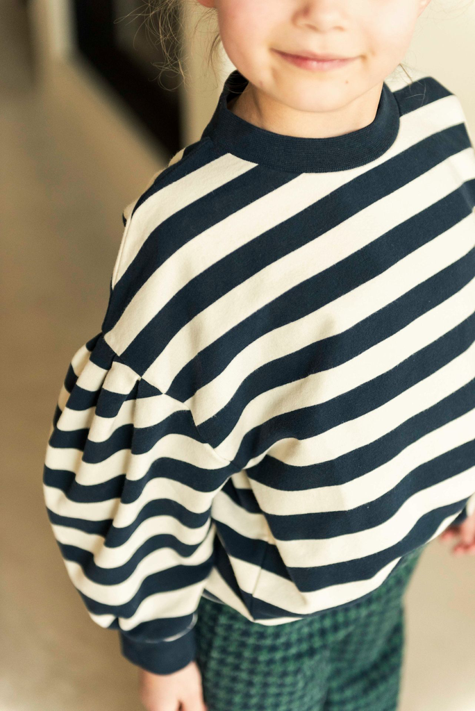 MILLIE LS T-SHIRT NAVY BLUE OFF WHITE STRIPE 3.webp