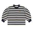MILLIE LS T-SHIRT NAVY BLUE OFF WHITE STRIPE primary.webp
