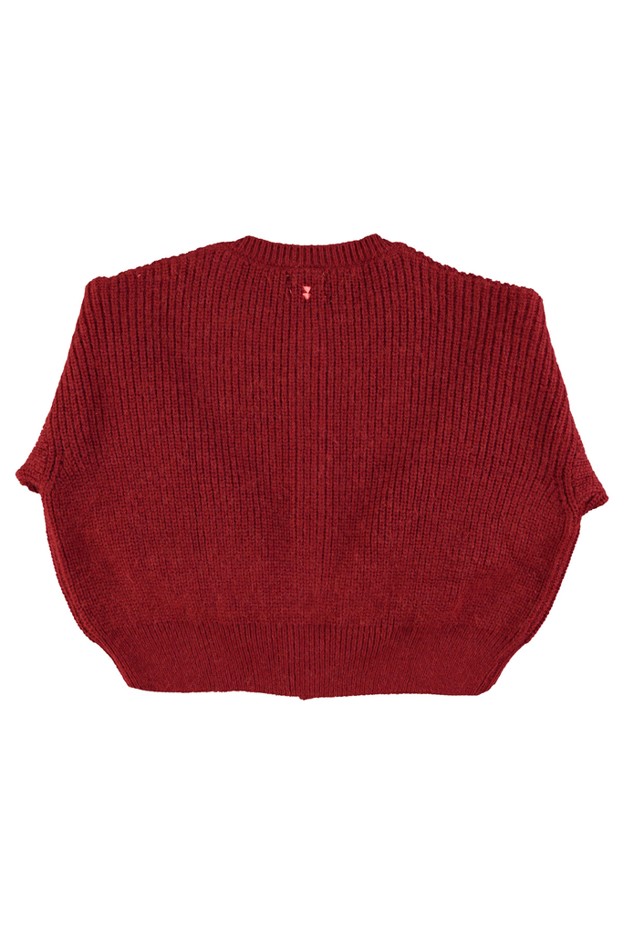 Knitted soft cardigan | Bordeaux_sisters department_2.webp