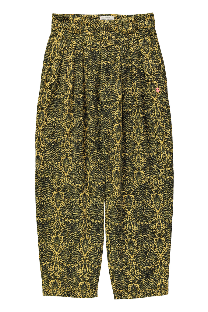 _Trousers | Yellow w: snake print_sisters department_2.webp