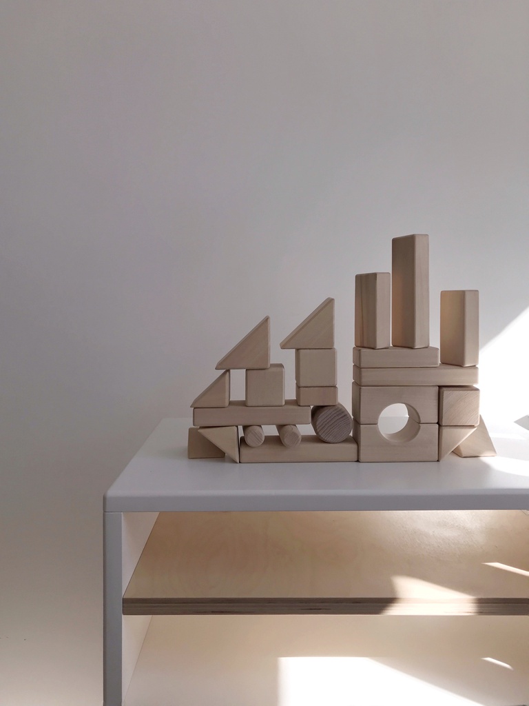 SABO concept - Houten blokken kasteel - Naturel