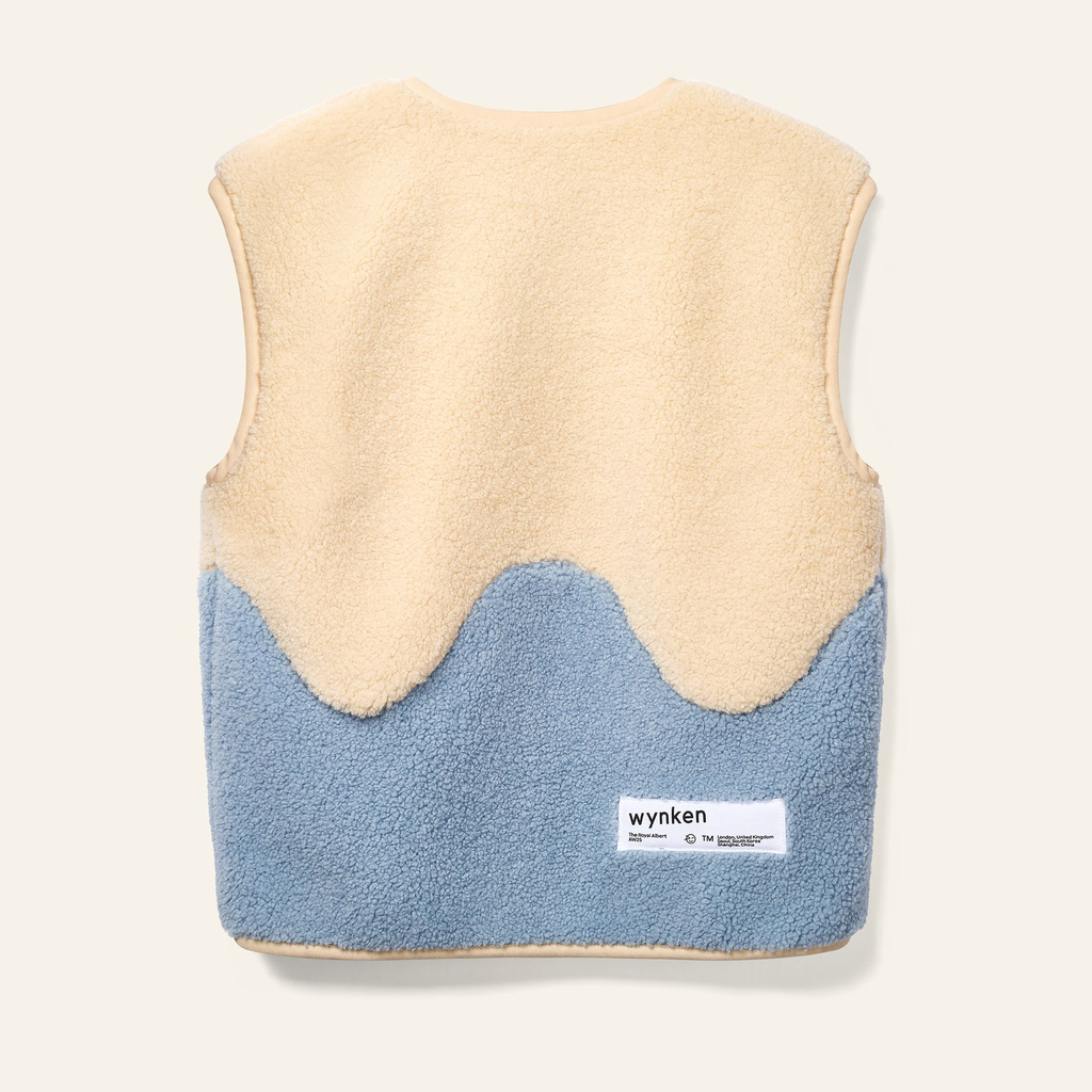WK19W117 DANCING DAHLIA GILET ECRU PALE BLUE _1.webp