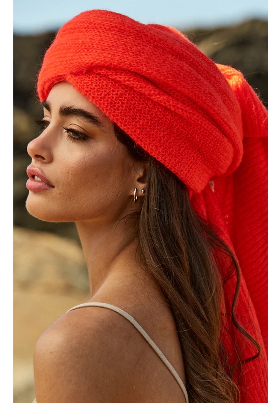 Leselles - Scarf Jille - Neon orange