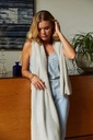Leselles - Scarf Jille - Silver fog
