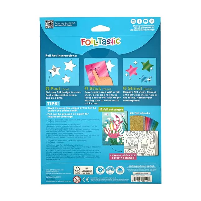 Ooly - Folie art kit  (dieren)