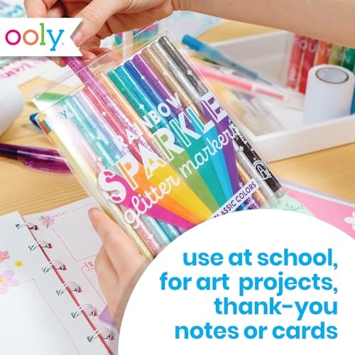 Ooly - Rainbow glitter stiften 