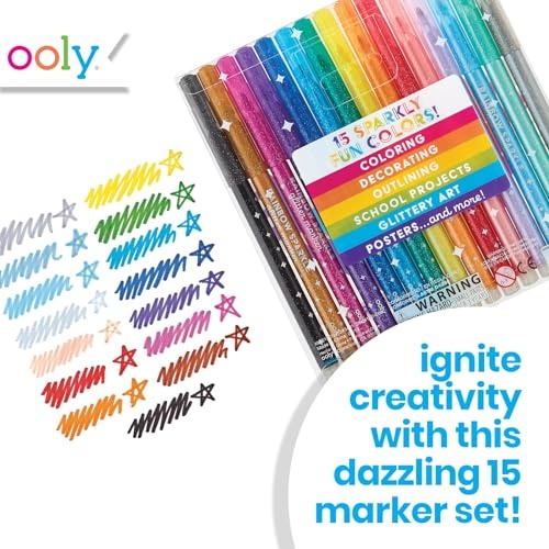 Ooly - Rainbow glitter stiften 