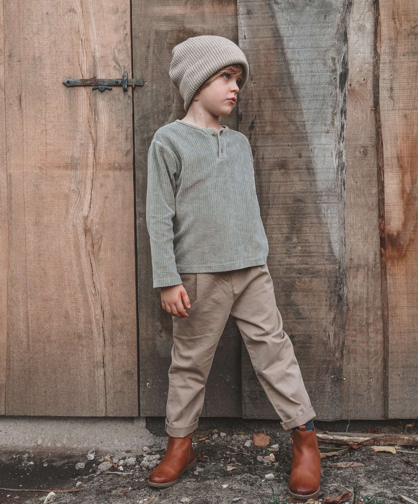 Hoop Kidswear - The Canvas pants - Mushroom