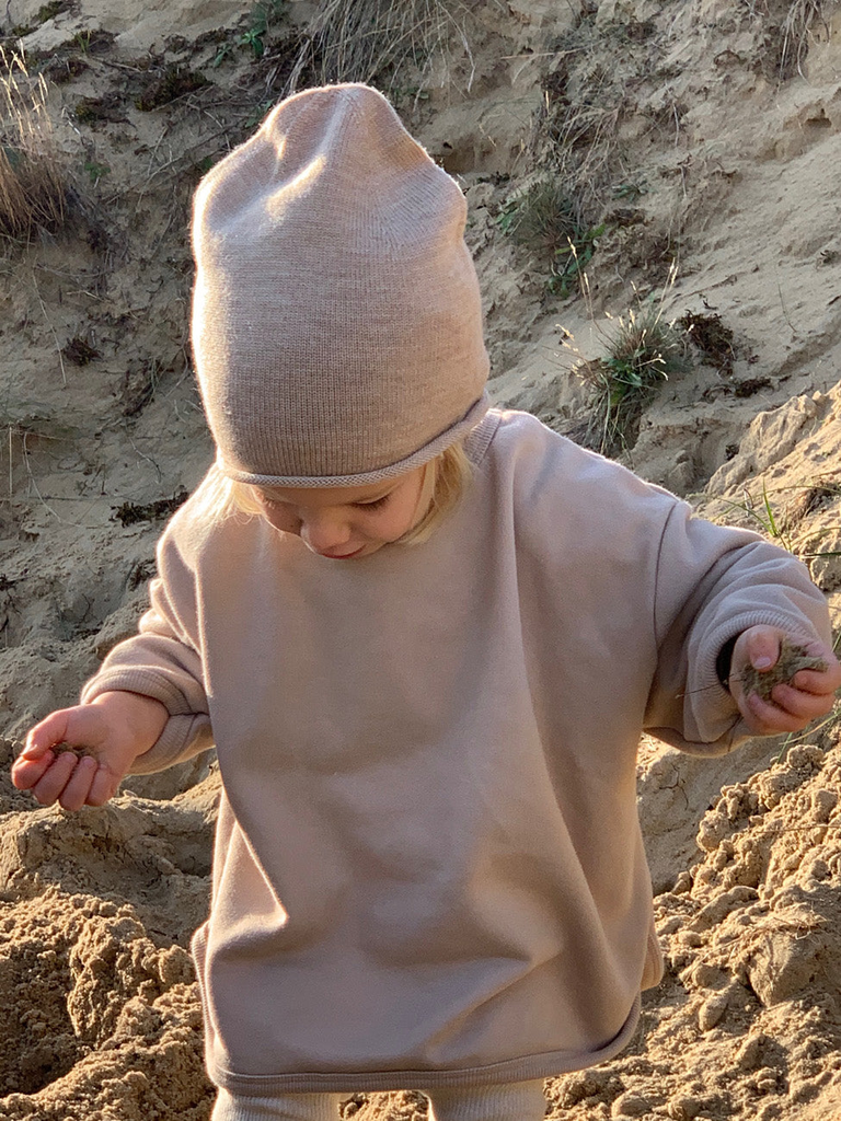 Hvid - Beanie Efa - 1 - Babette Oostduinkerke