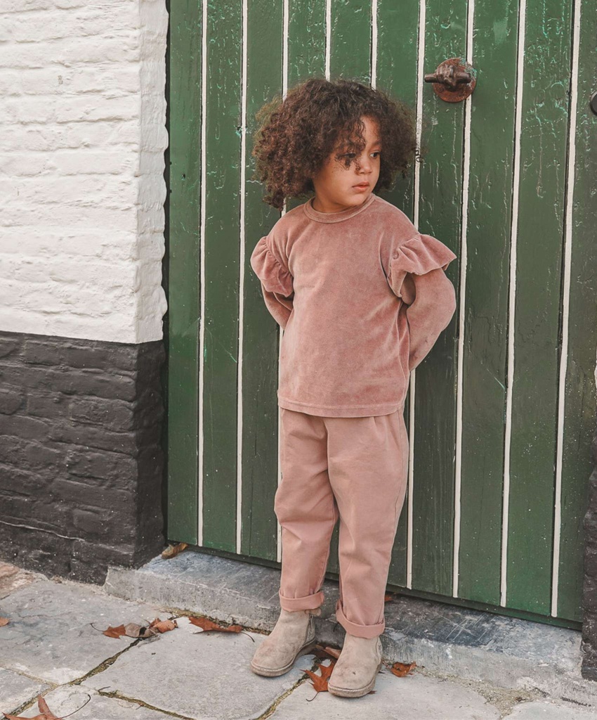 Hoop Kidswear - The Canvas pants - Rose wood