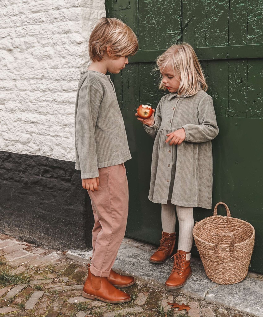 Hoop Kidswear - The Canvas pants - Rose wood