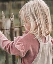Hoop Kidswear - The frill velvet sweatshirt - Rose wood