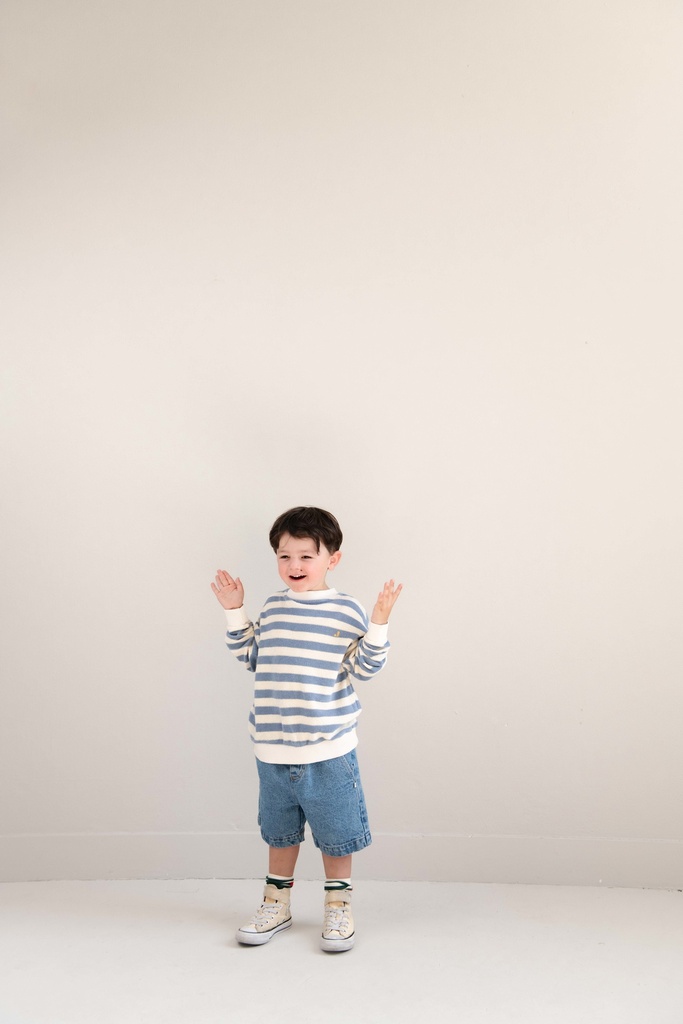 1232-water-blue-off-white-stripe - Image 2