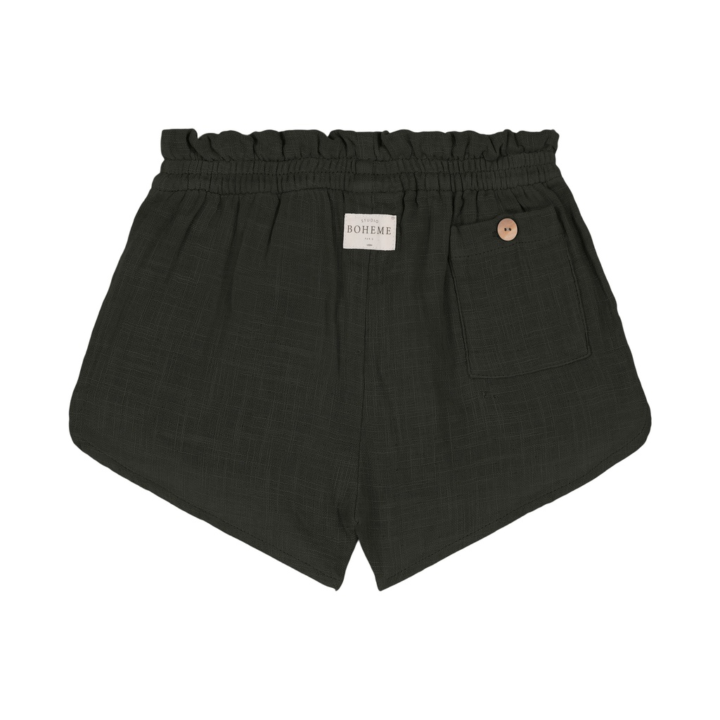 Studio Bohème - Shorts georgette - Abyssal green