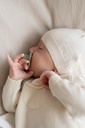 1+ In the family - Elias newborn beanie - Ecru