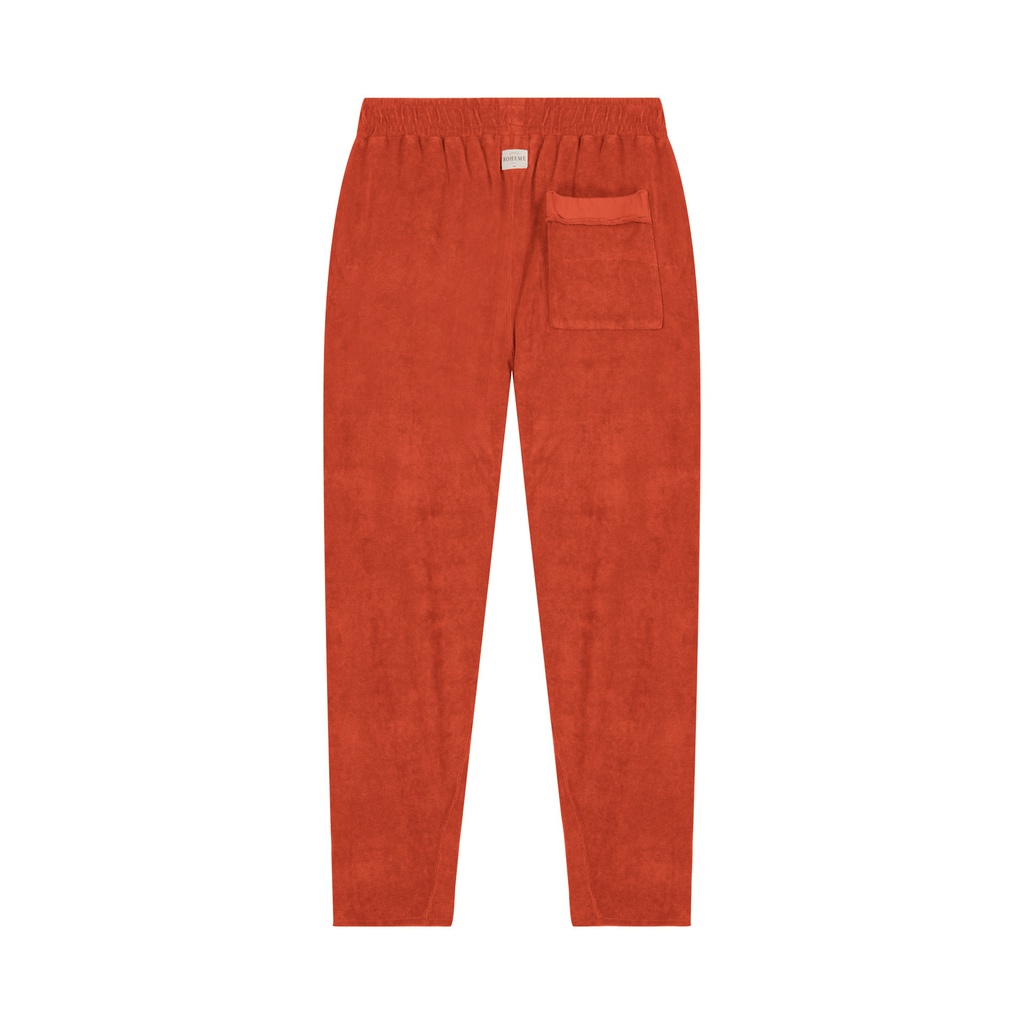 Studio Bohème - Terry pants chill - Sunburnt orange