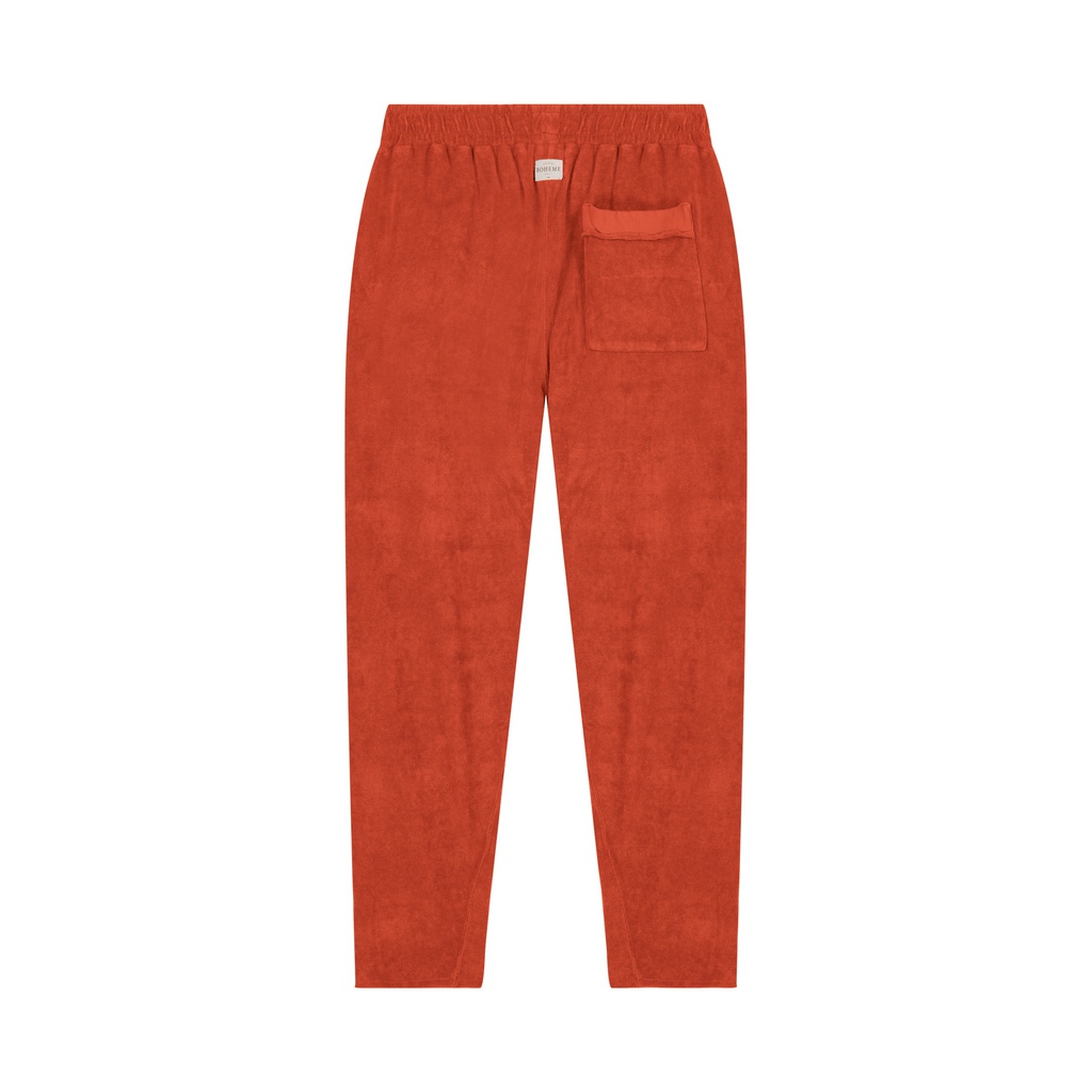 Studio Bohème - Terry pants chill - Sunburnt orange