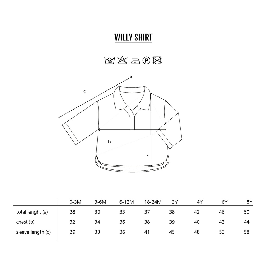 Bonnie & the gang - Willy shirt - Café au lait