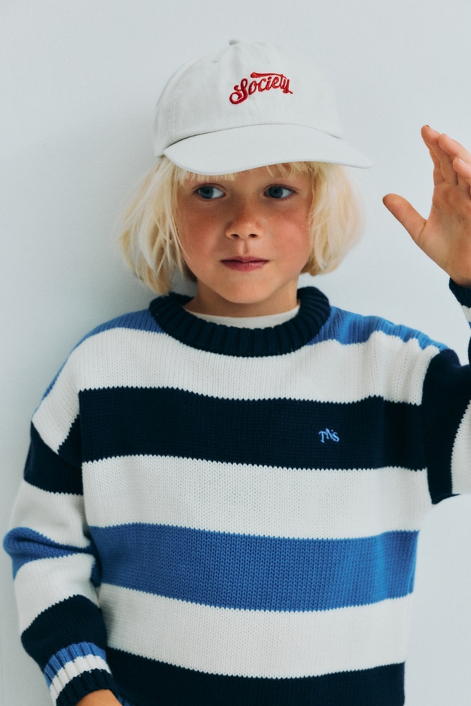 Summer Midnight Block Stripes - Image 3