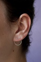 Moesk. - Oorbel Arc - Zilver 925