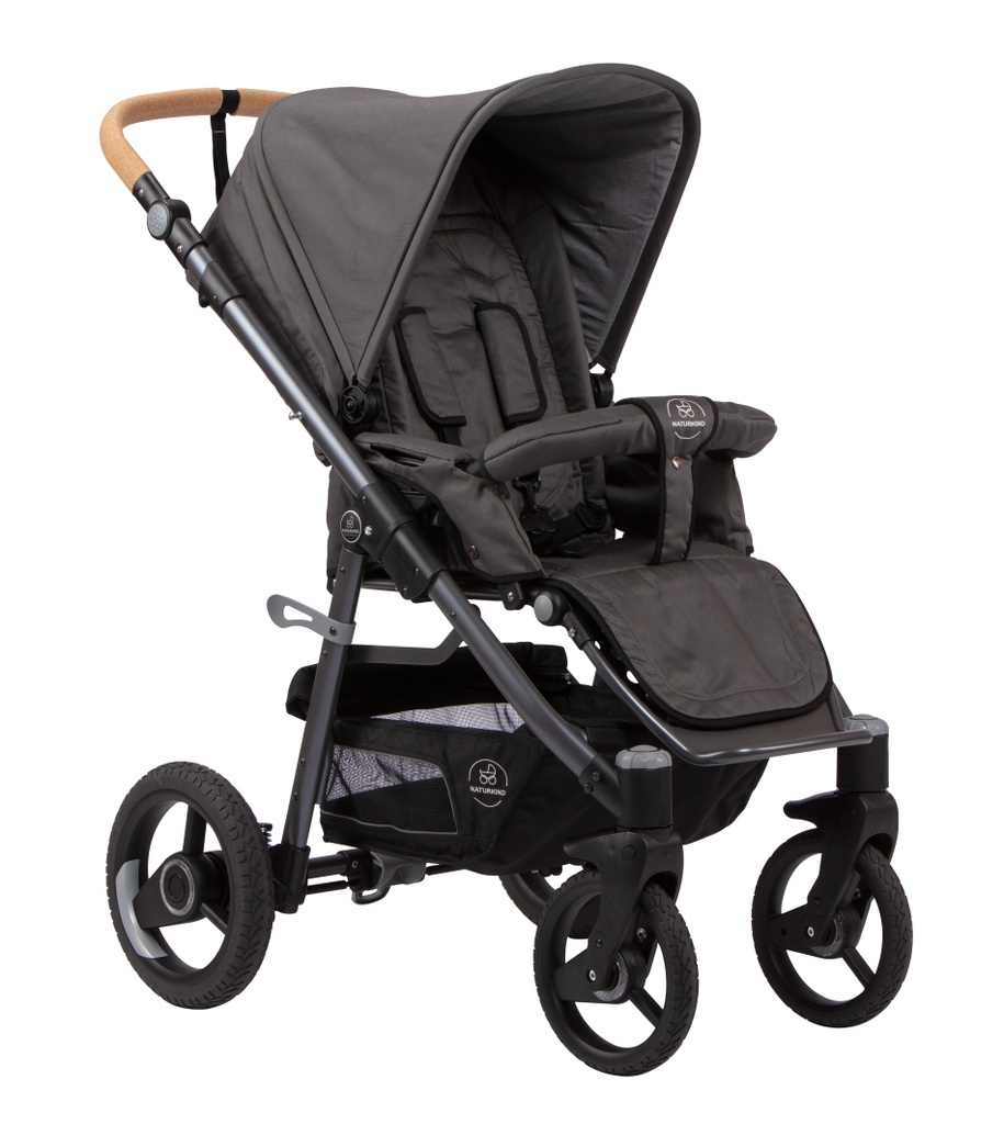 Naturkind - Kinderwagen & reiswieg LUX EVO - Erdmānnchen