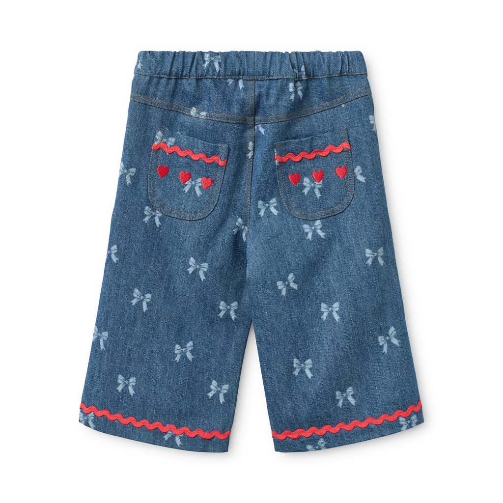 Denim Blue Bow - Image 2