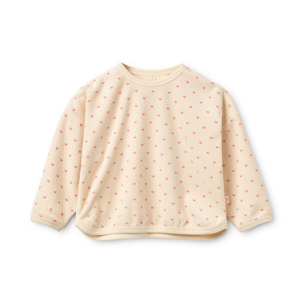 Cream-Pink heart - Image 1