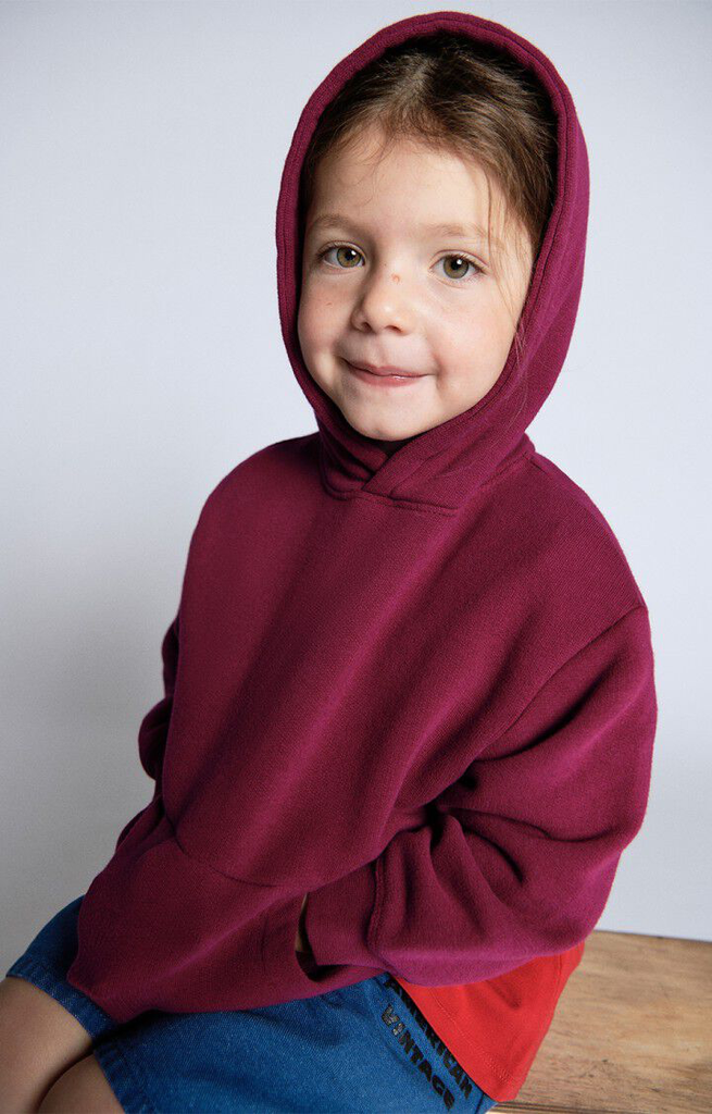 American Vintage - Atubay hoodie (Morello cherry) - 2 - Babette Oostduinkerke