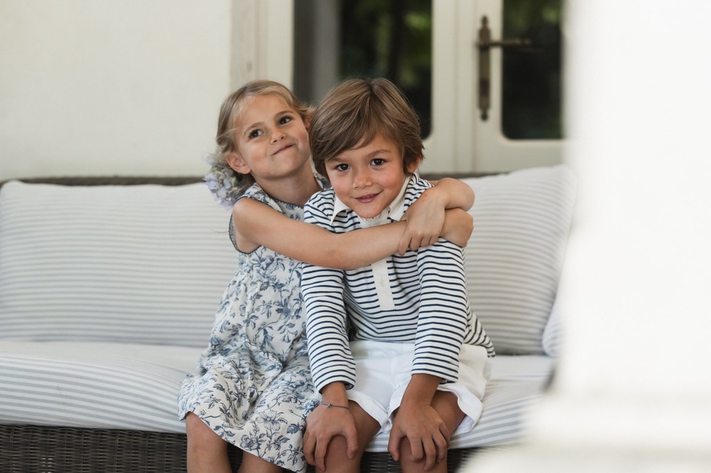 Babe & Tess - Julie midi dress - Azur Flowers - Image 2