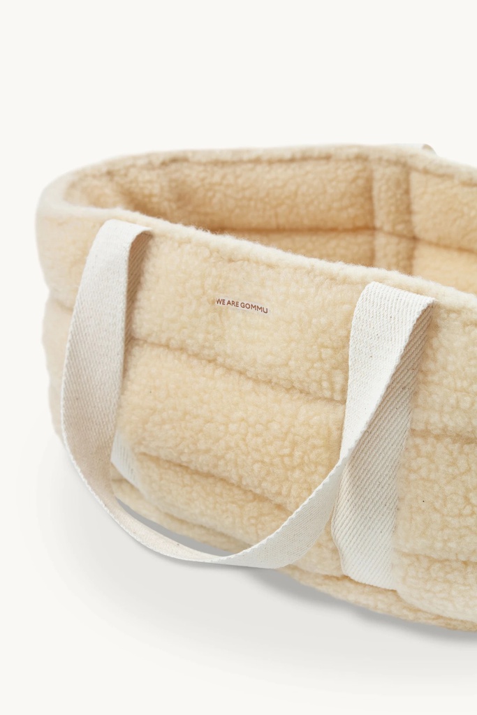 Gommu bassinet sherpa cream