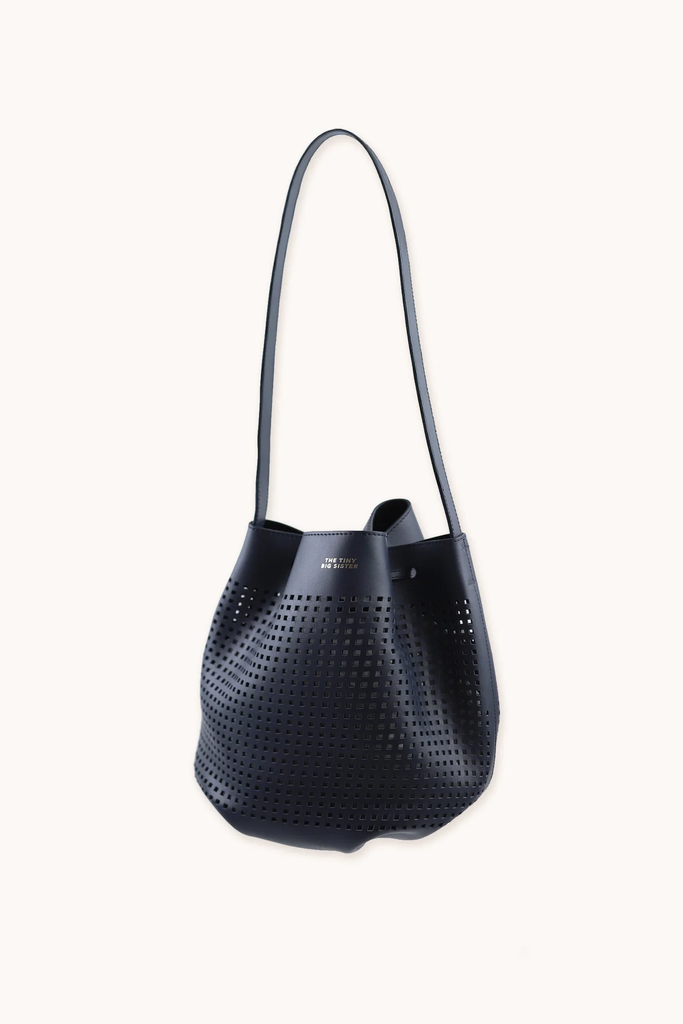 Tiny Big sister - Augusta perforated leather bag - 4 - Babette Oostduinkerke