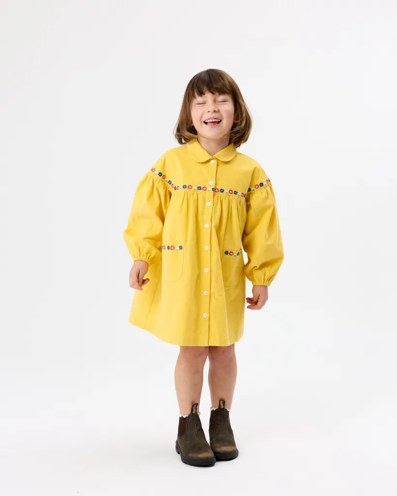 Goldie + Ace – Daisy Chain yellow smock dress - 1 - Babette Oostduinkerke