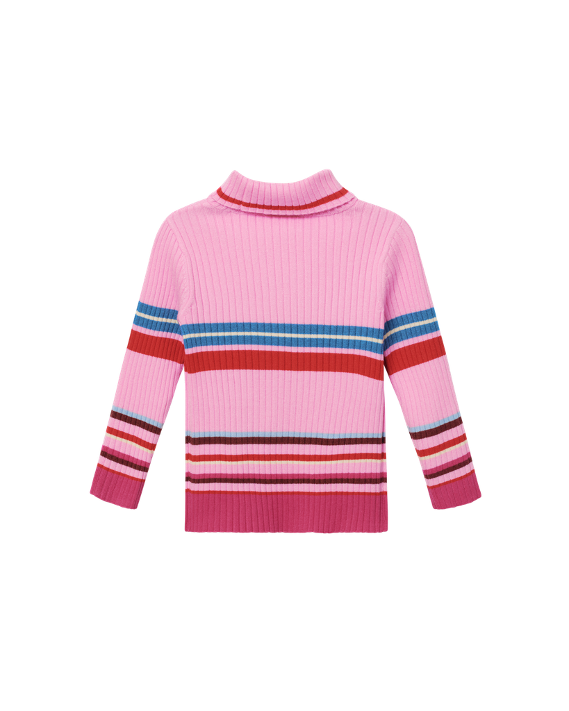 Goldie + Ace – Retro Stripe Roll Neck Knit - 1 - Babette Oostduinkerke