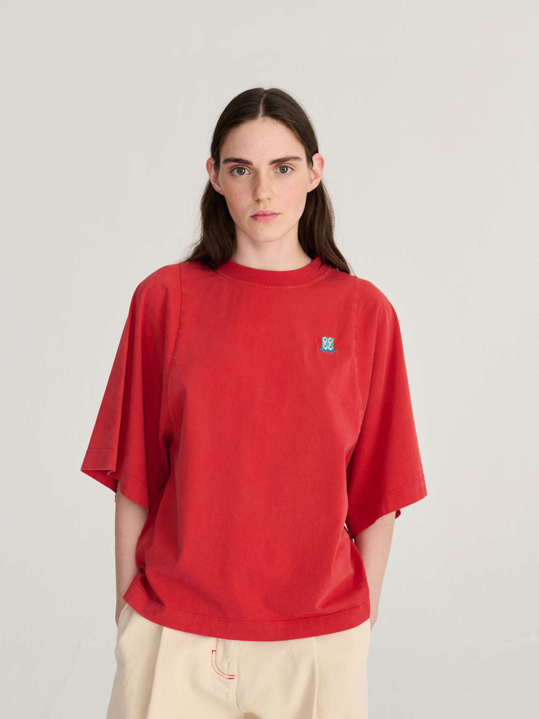 Bobo choses – Monster Mug Embroidery Relaxed T-shirt - 2 - Babette Oostduinkerke