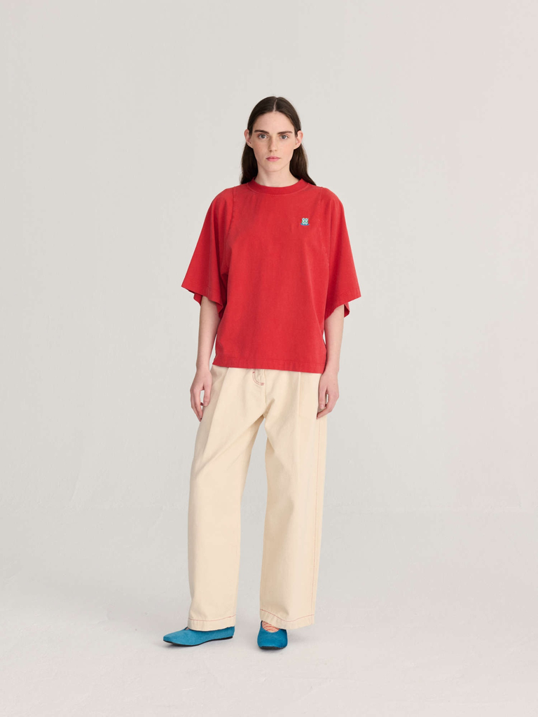 Bobo choses – Monster Mug Embroidery Relaxed T-shirt - 3 - Babette Oostduinkerke