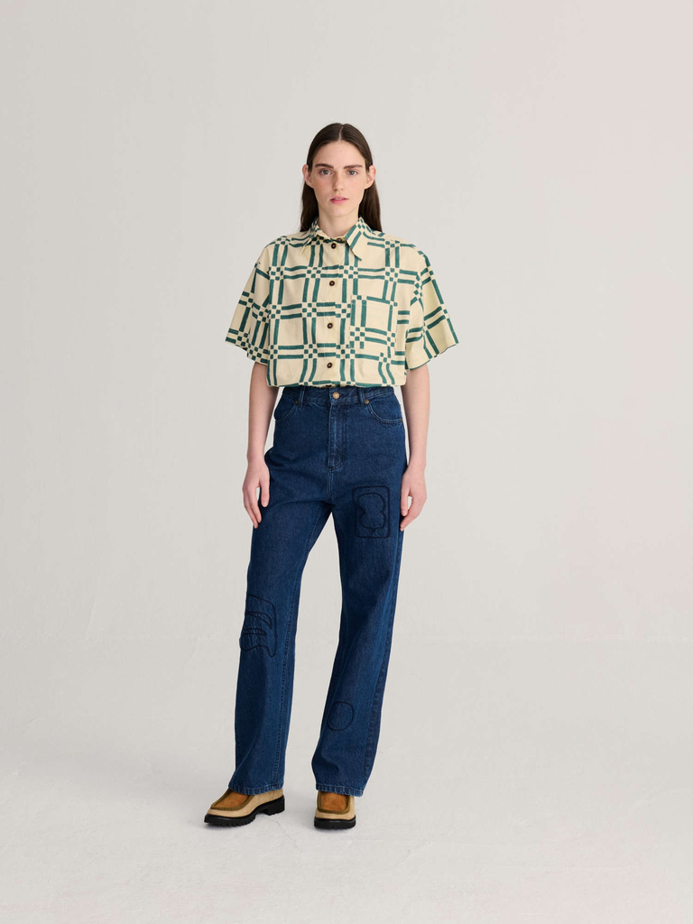 Bobo choses – Embroidery washed mid-waist jeans - 4 - Babette Oostduinkerke