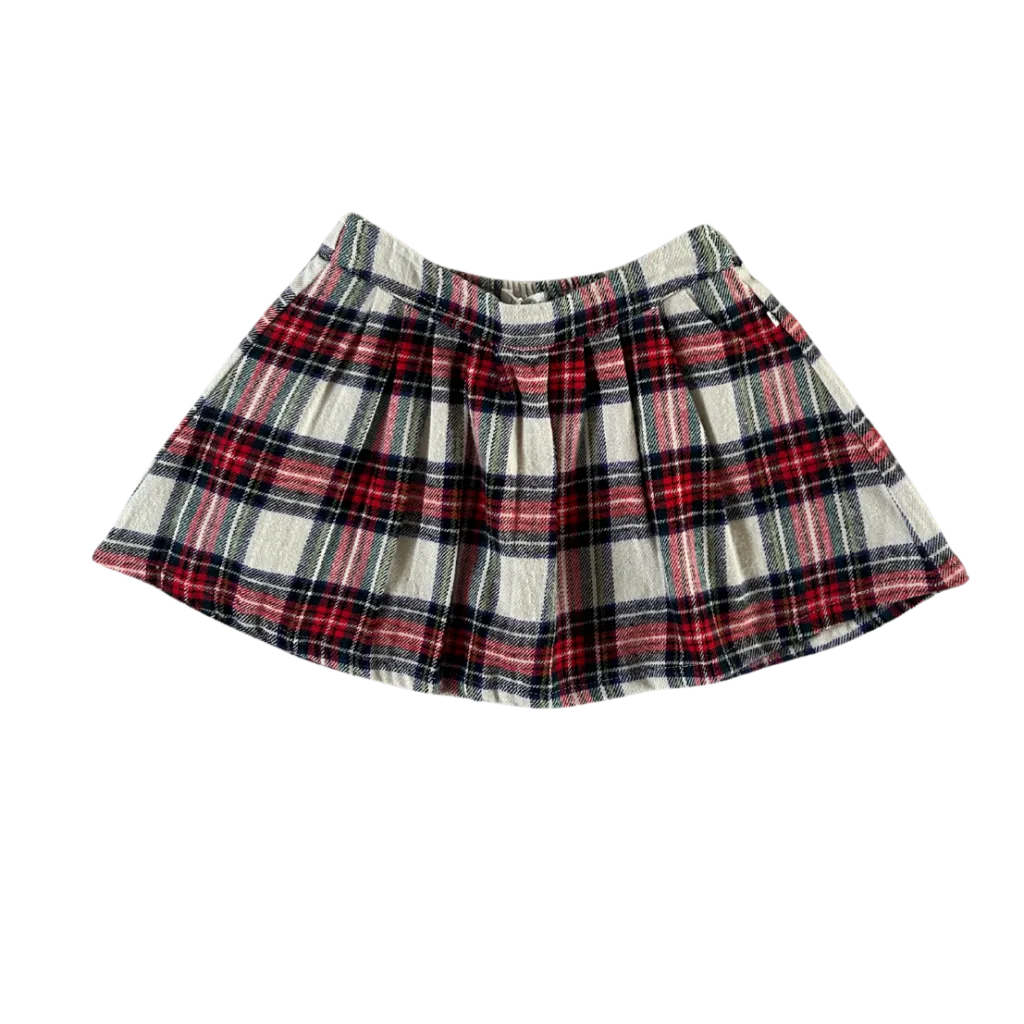 STELLA SKIRT IVORY OFF BLACK RED CHECK 2 2.webp