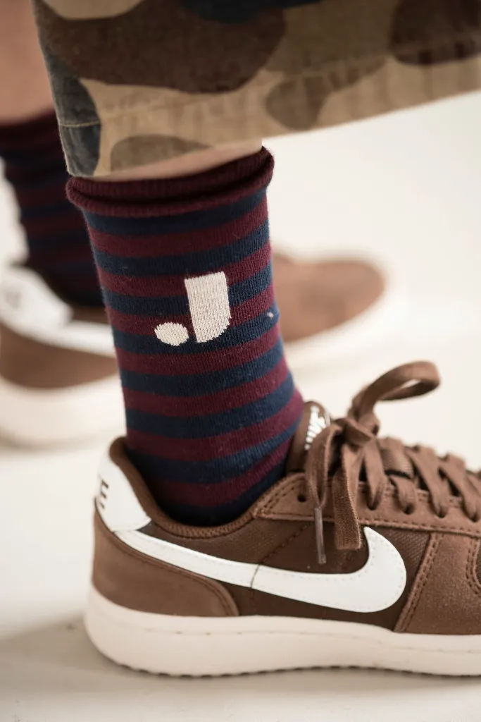 J STRIPE SOCKS NAVY BLUE CHERRY BORDEAUX 2.webp